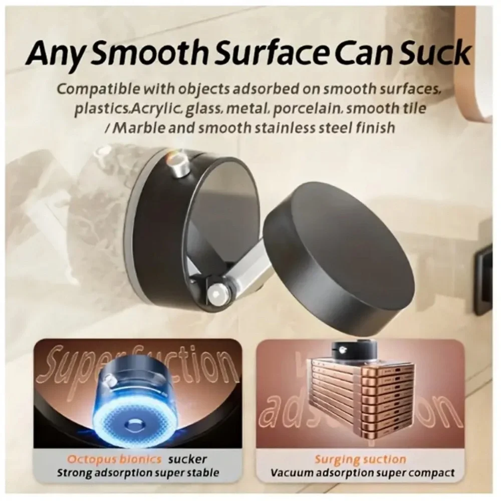 360° Rotatable Magnetic Suction Mount Phone Holder – Foldable, Adjustable Stand